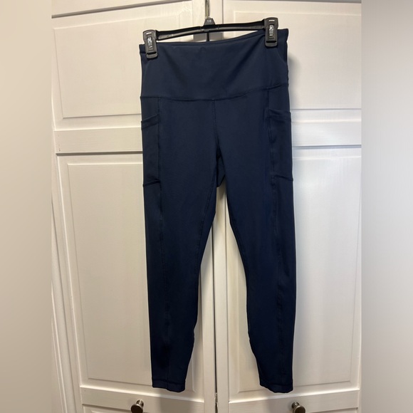 90 Degree By Reflex Leggings Size Women’s Medium Color Navy Blue - Picture 1 of 9